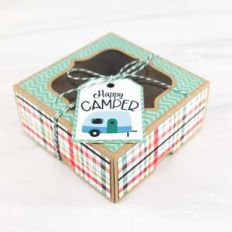 cookie box happy camper