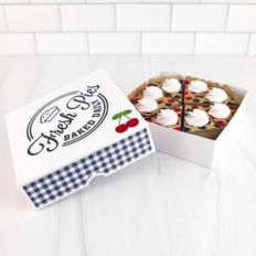 8-slice pie with box