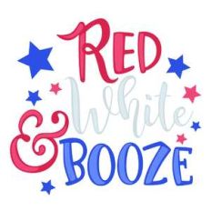 red white and booze phrase