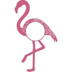monogram flamingo