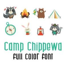 camp chippewa full color font