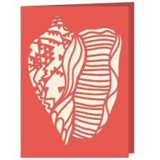 conch shell card