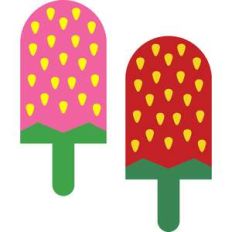 strawberry popsicle