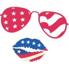 patriotic kiss
