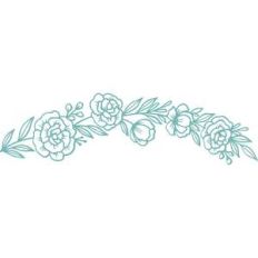 curved flower border