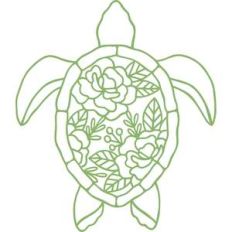 turtle floral