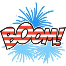 boom 4th of july fireworks