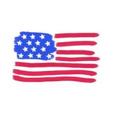 flag sketch print and cut