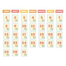 kids monthly calendar