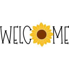 welcome sunflower
