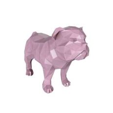 lowpoly english bulldog