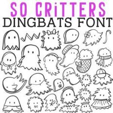 cg so critters dingbats