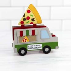 5x7 box card pizza truck