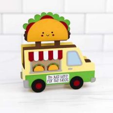 5x7 box card taco truck