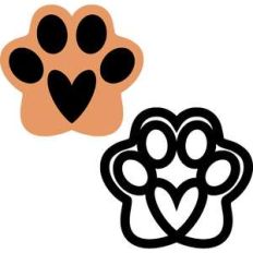 heart paw