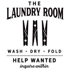the laundry room
