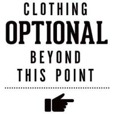 clothing optional
