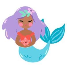 mermaid with starfish