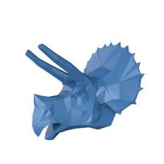 lowpoly triceratops dinosaur