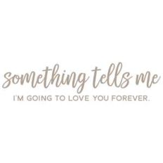 i'm going to love you forever