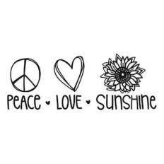 peace love and sunshine