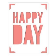 a2 insert card happy day