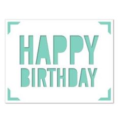 a2 insert card happy birthday