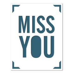 a2 insert card miss you