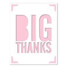 a2 insert card big thanks