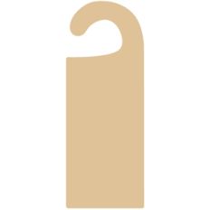 door hanger base / template