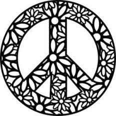 daisy peace sign
