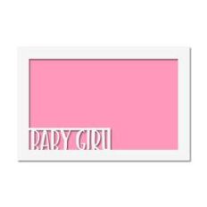 photo insert pocket baby girl