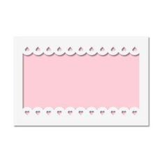 photo insert pocket scalloped hearts