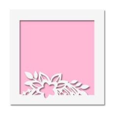 photo insert pocket floral