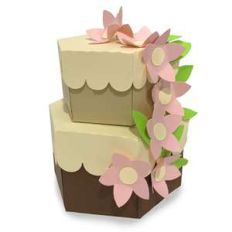 hexagon chocolate cake