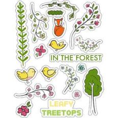 ml leafy forest stickers