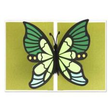 5x7 pop up butterfly card