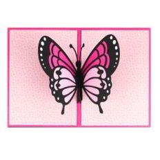 5x7 pop up butterfly card