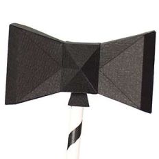 low poly bow tie balloon