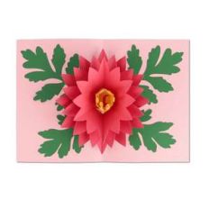 5x7 pop up flower card