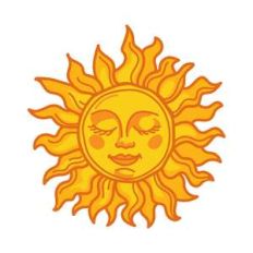 sketchy sun