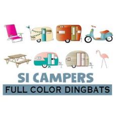 si campers dingbats font