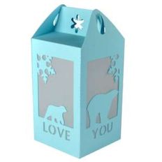polar bear love you lantern