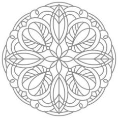 deco medallion pattern
