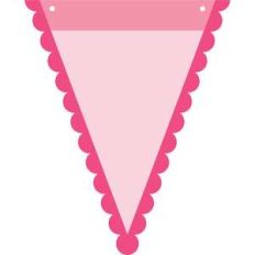 scallop pennant banner
