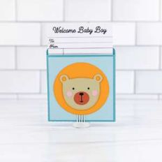 library pocket card baby boy
