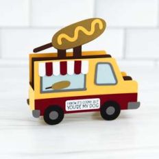 5x7 box card corn dog