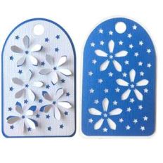 star flower gift tags
