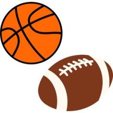 football and basketball