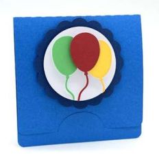 balloons gift card holder